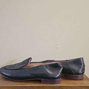 ANTONIO MELANI Black Leather Loafers